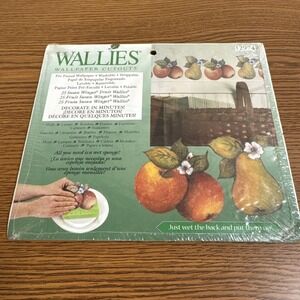 New 12974 Susan Winget Fruit Wallies 25 Pre-Pasted Wallpaper Cut Outs Decals